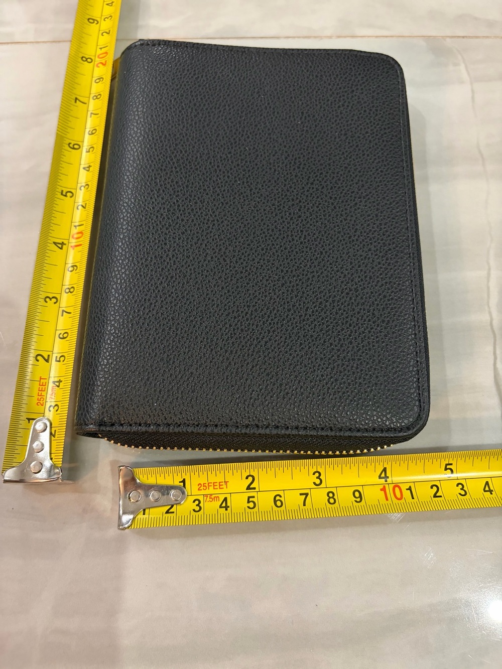 Black Zipper Pocket Planner from Christina Loves Planning